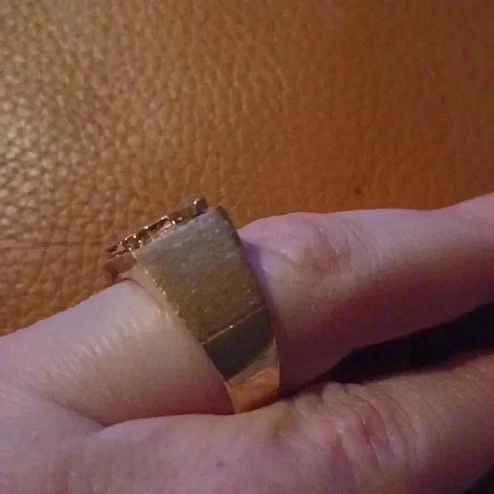 Gold plated men's ring